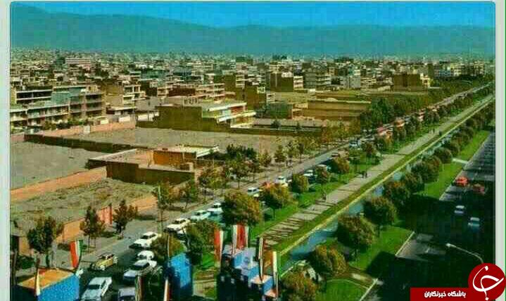نمایی از  بلوار ایزابت(کشاورز)دهه ۴۰ خورشیدی