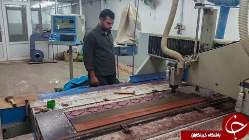 اتمام ساخت منبت&zwnj;کاری ضریح جدید حضرت عباس(ع) + تصاویر