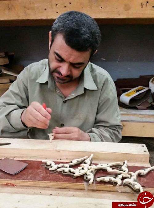 اتمام ساخت منبت&zwnj;کاری ضریح جدید حضرت عباس(ع) + تصاویر