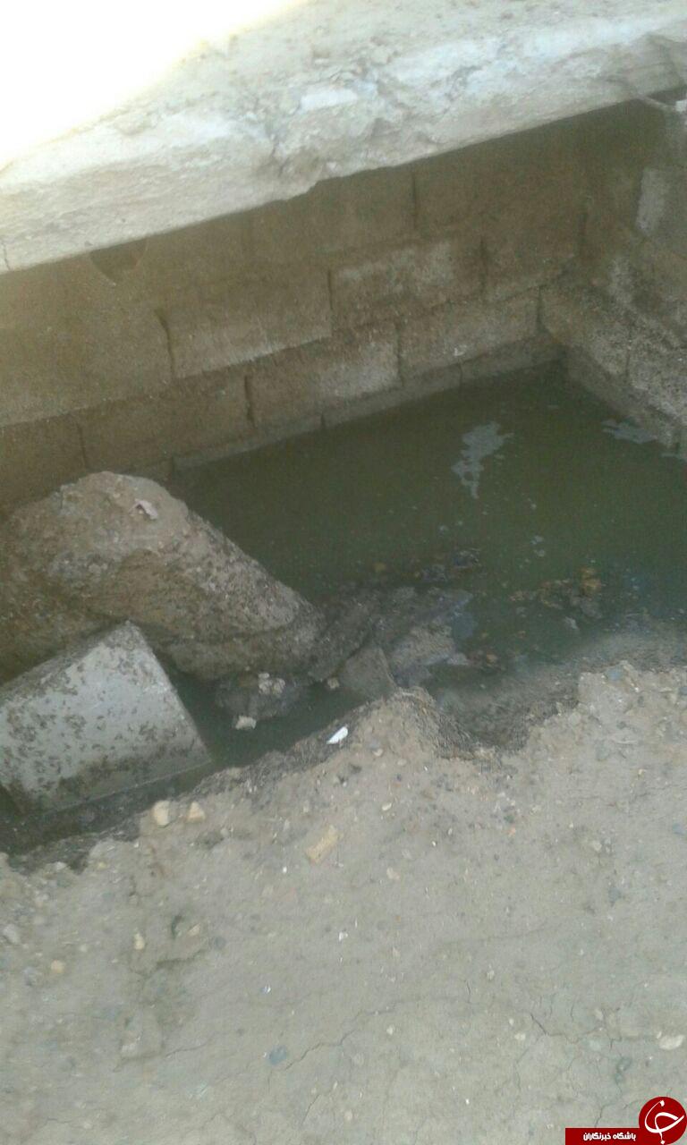 وضعیت نامناسب خیابان&zwnj;های شهر ویس + تصاویر