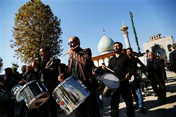 شاهچراغ سیاهپوش سالروز رحلت جانسوز پیامبر اکرم (ص)