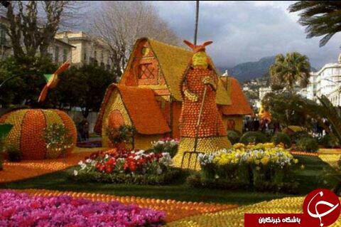 زیباترین مجسمه های میوه ای دنیا+عکس