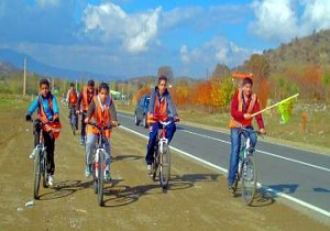 برگزاری کارناوال همگانی فرهنگ دوچرخه سواری درمریوان