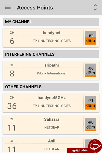 نرم افزار بررسی قدرت دهی آنتن مودم WiFi Signal Strength +دانلود