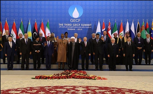 سران 9 کشور صادر کننده گاز عکس یادگاری گرفتند