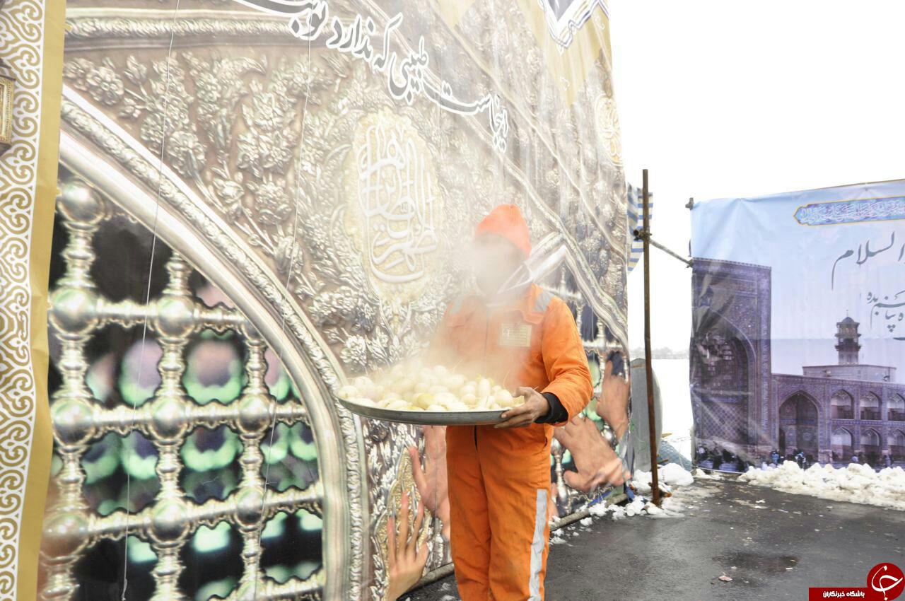 خادمان شهربهشت درسوگواری ثامن الحجج (ع)+تصاویر