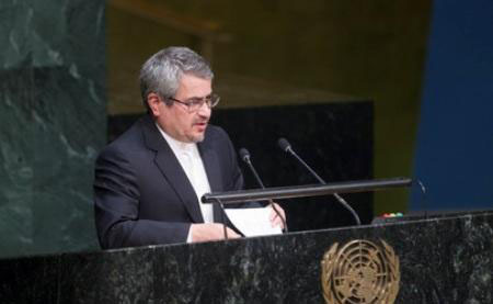 ایران پیش نویس قطعنامه &laquo;جهان عاری ازخشونت وافراطی گری&raquo; را تقدیم سازمان ملل کرد