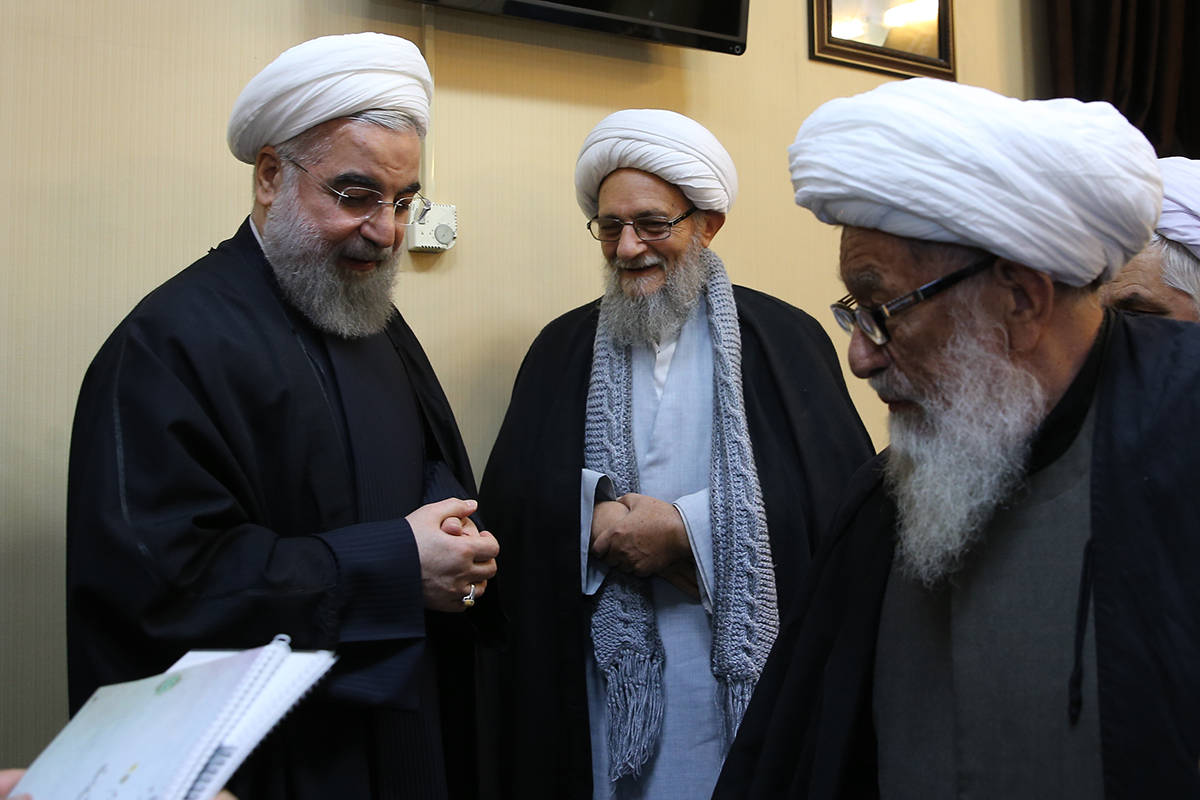 دیدار رييس جمهور با نمايندگان مردم استان خراسان رضوی در مجلس خبرگان