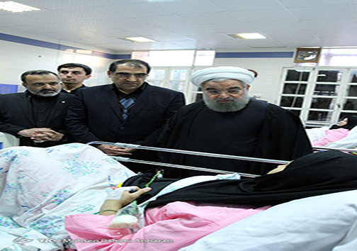 بازدید رییس جمهور از بیمارستان امام رضا(ع) مشهد