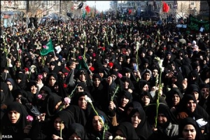 سوگواره زنان نوغان حماسه زنان آگاه و ولایتمدار