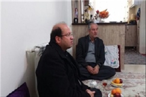دیدار کفاشیان با خانواده مرحوم حسینی