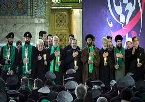 شام غریبان امام رضا(ع) در بارگاه منور رضوی برگزار شد