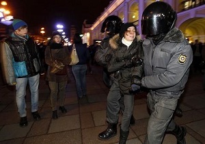 بازداشت ده ها فعال مخالف دولت روسیه در مسکو