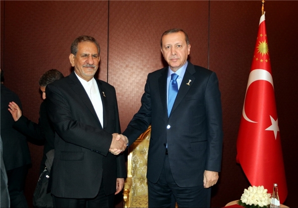 در دیدار جهانگیری با اردوغان چه گذشت؟/ پاسخ معاون اول رئیس جمهور به اردوغان