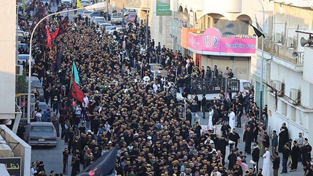 مراسم سوگواری رحلت پیامبر اسلام (ص) در قطیف عربستان+ تصاویر