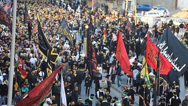 مراسم سوگواری رحلت پیامبر اسلام (ص) در قطیف عربستان+ تصاویر