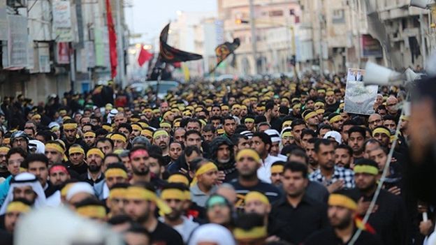 مراسم سوگواری رحلت پیامبر اسلام (ص) در قطیف عربستان+ تصاویر
