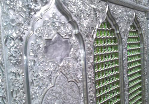 رونمایی از ضریح جدید حرم امامزاده اسیری بم