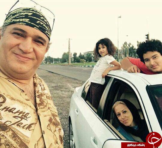 نادر سلیمانی در کنار خانواده+ عکس