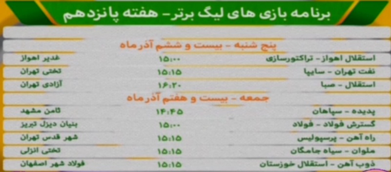 دربرنامه نود این هفته چه گذشت؟