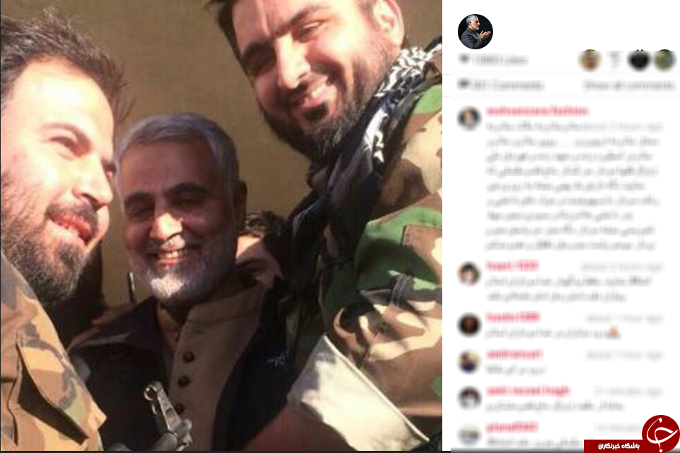 سردار سلیمانی و همرزمانش+عکس