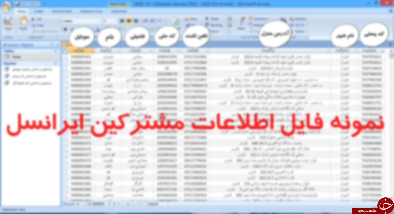 فروش اطلاعات مشترکین تلفن همراه