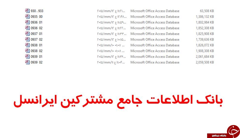 فروش اطلاعات مشترکین تلفن همراه