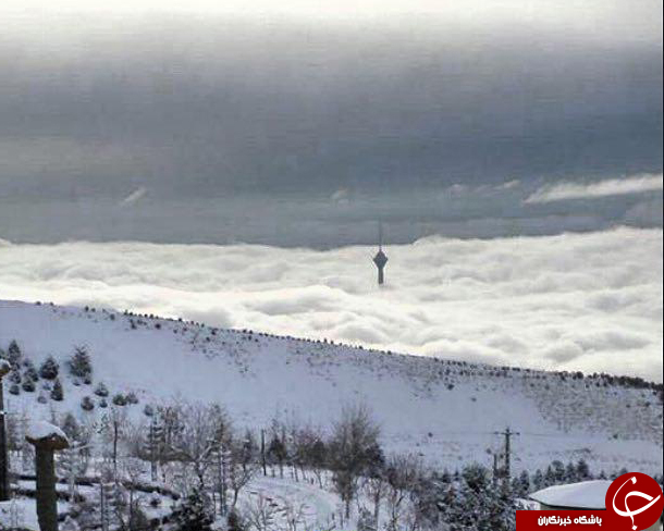 نمایی فوق العاده از برج میلاد + عکس