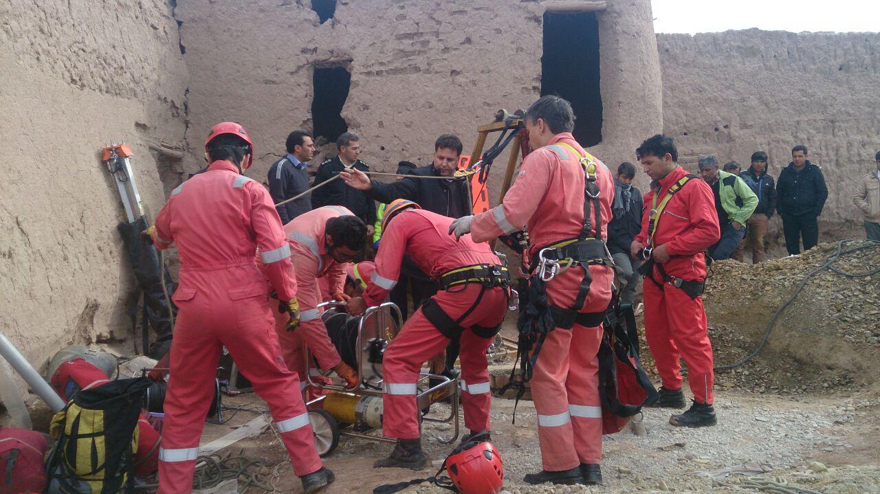مرگ تلخ  دو برادر مقنی در چاه