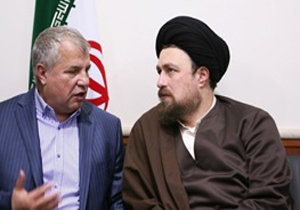 علی پروین و دیدار با نوه امام(ره)