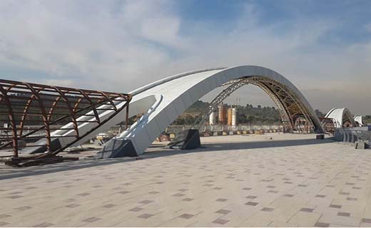 تکمیل سازه&zwnj;های قوسی دریاچه خلیج فارس