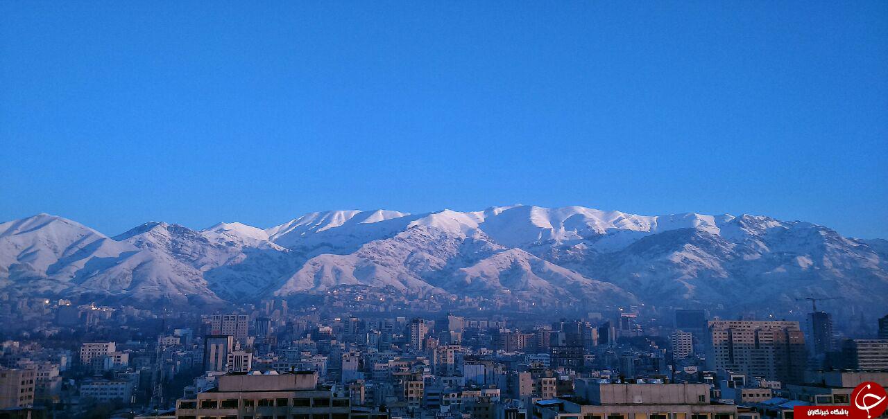 آلودگی تهران کوه را آب کرد + تصاویر
