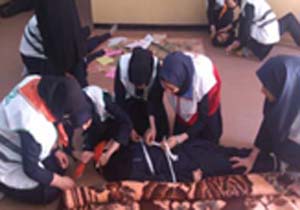 برگزاری مسابقات امداد و نجات در سیریک