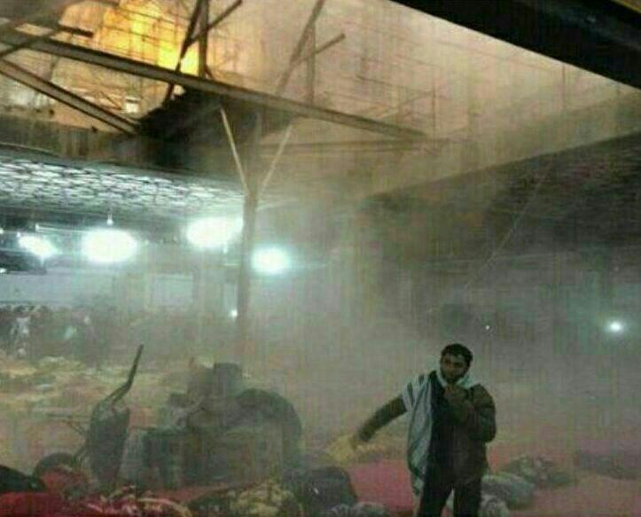 حمله خمپاره&zwnj;ای به مرقد امام حسن عسکری(ع) + فیلم
