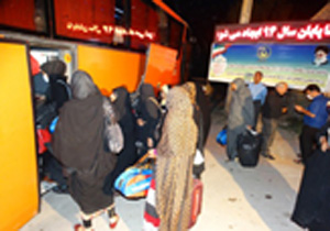 اعزام ۲۰۰نفر از دختران باز مانده از تحصیل هرمزگان به مشهد مقدس
