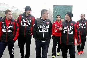 برانکو و دستیاران در توچال تهران