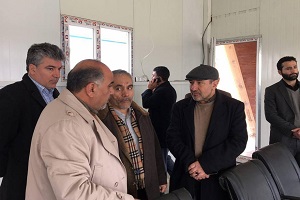 بازدید طاهری، خمارلو و ترکاشوند از ورزشگاه شهدای شهر قدس