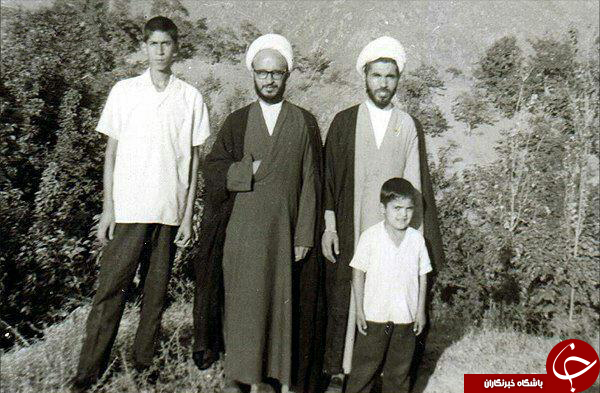 شهید مفتح در کنار مجتهد عالیقدر+ عکس