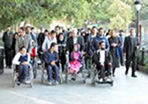 برگزاری نخستین همایش ویلچررانی جانبازان و معلولان در قزوین