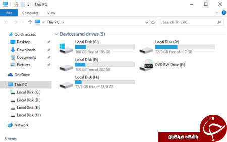حذف پوشه های Library از محیط This PC +آموزش
