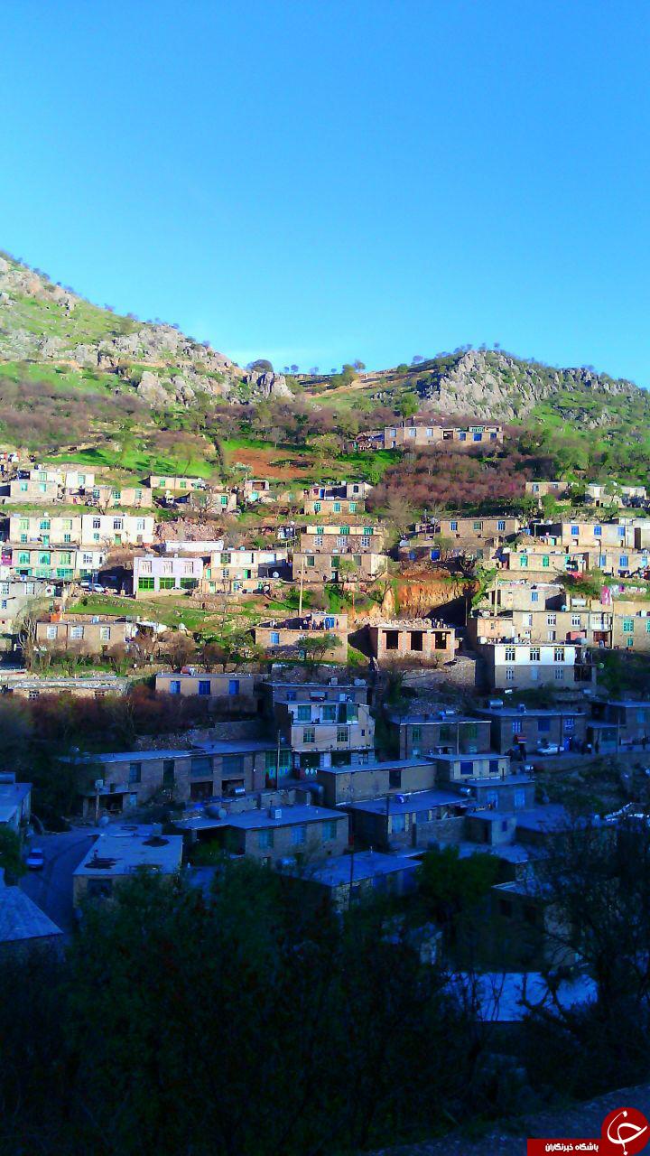 تصاویر آرامش بخش از روستایی در دل کوه + تصاویر
