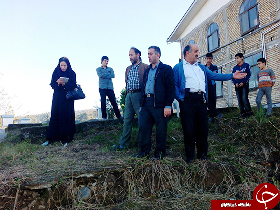 بارش شدید باران موجب رانش زمین در فشکل پشته رودسر + تصاویر
