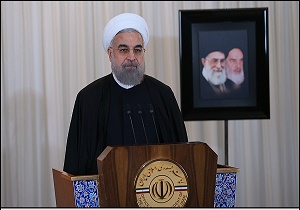 سخنرانی رئیس&zwnj;جمهور در ستاد انتخابات کشور آغاز شد