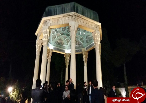 حافظیه در شب زایش خورشید + تصاویر