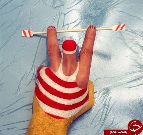 آلبومی از خلاقیت نقاشی روی دست انسان