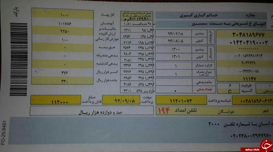 قبضی که صاحبخانه را گاز گرفت + تصویر