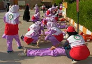 دانش‌آموزان قزوین کمپ امداد و نجات برپا می‌کنند