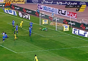 گل تساوی نفت تهران به استقلال + فیلم