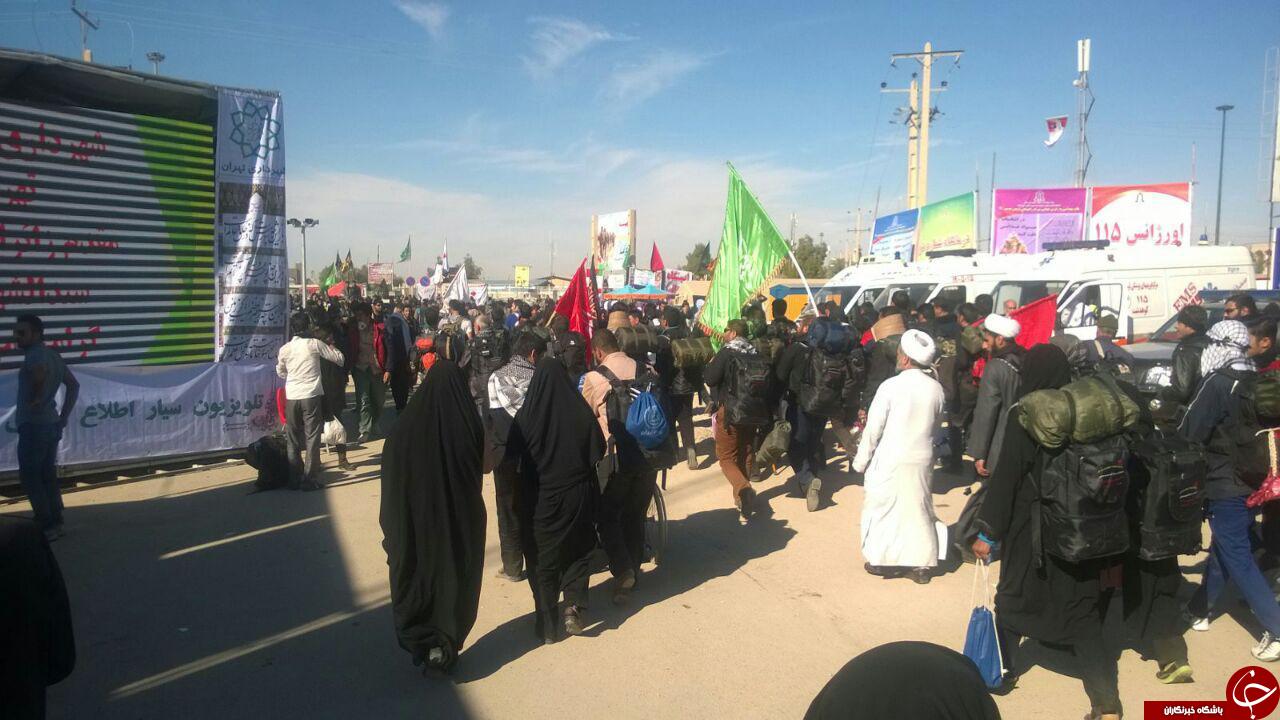ترافیک پشت مرز مهران/مسافران زیادی همچنان در راهند