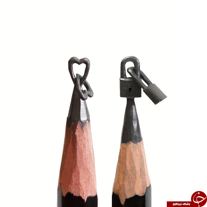 هنرنمایی روی نوک مداد + عکس